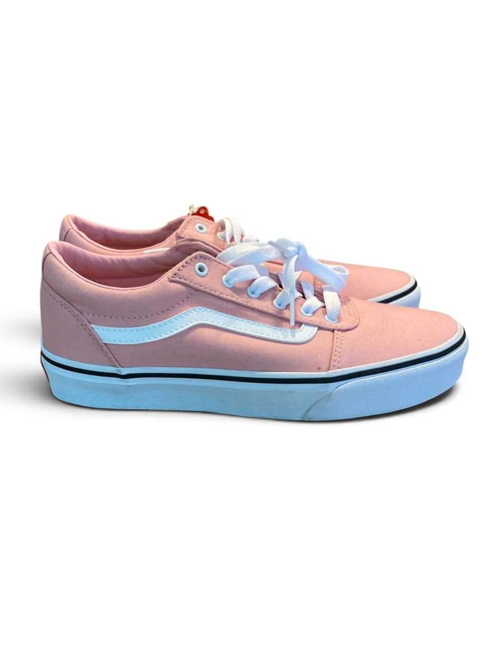VANS PINK & WHITE SKATER GIRL SHOES BRAND NEW WITH TAGS MISSY SIZE 6 GRUNGE CUTE